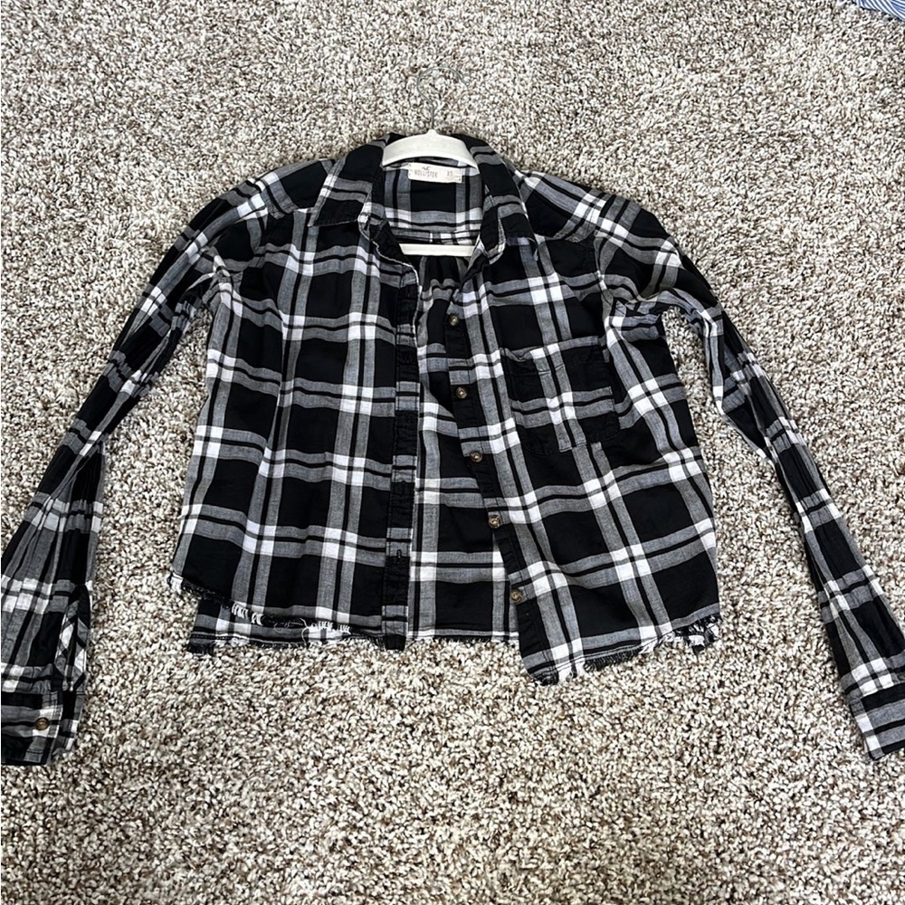 Cropped flannel